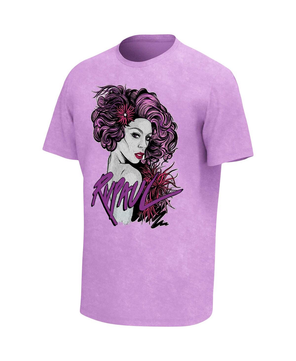 Shop Philcos Men's Rupaul Purple Washed T-shirt