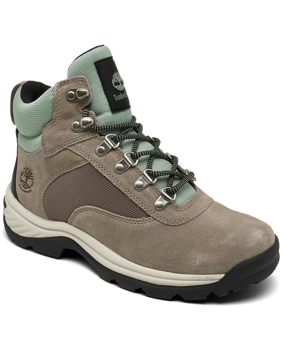 TIMBERLAND WOMEN'S WHITE LEDGE WATER-RESISTANT HIKING BOOTS FROM FINISH LINE