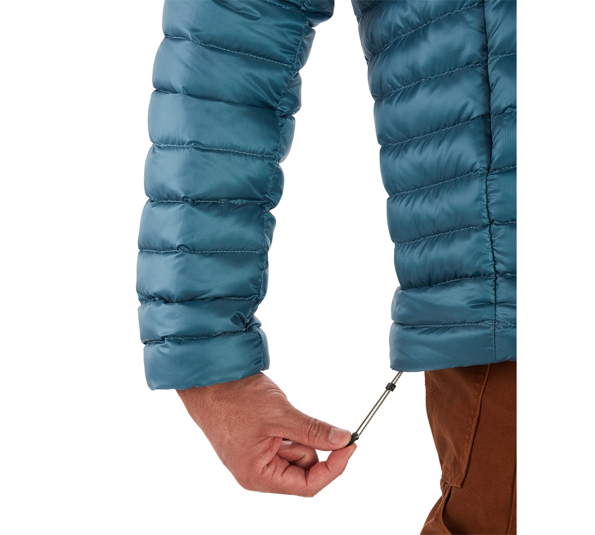 Shop Marmot Men's Hype Quilted Full-zip Down Jacket In Moon River