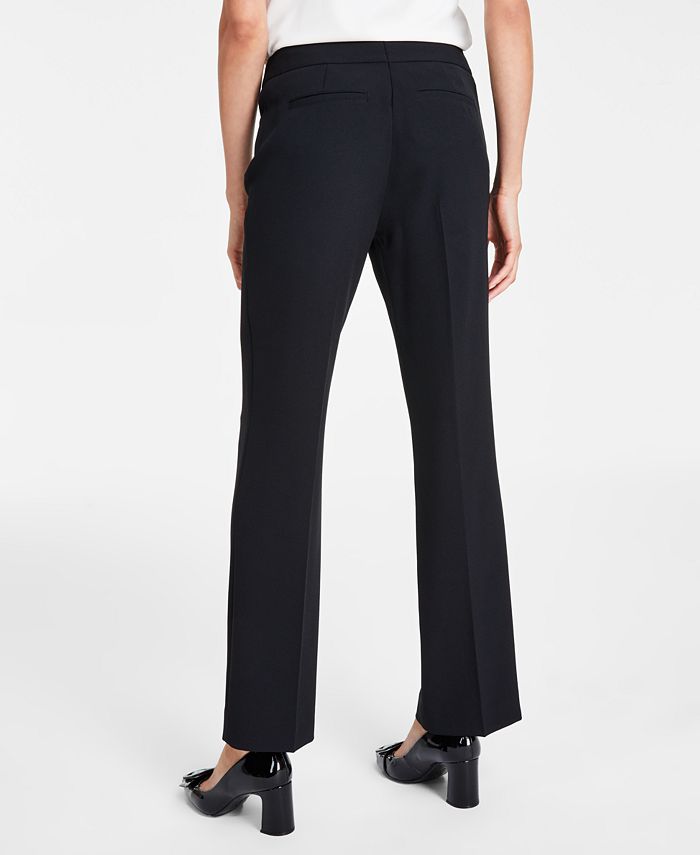 Kasper Women's Mid-Rise Fly Front L-Pocket Trousers - Macy's