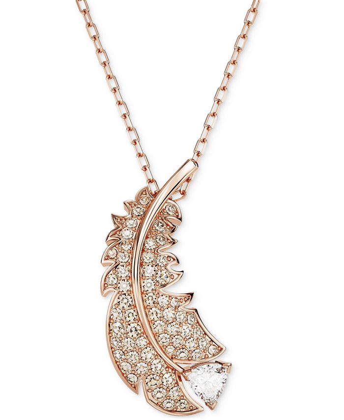 Swarovski rose deals gold necklace extender