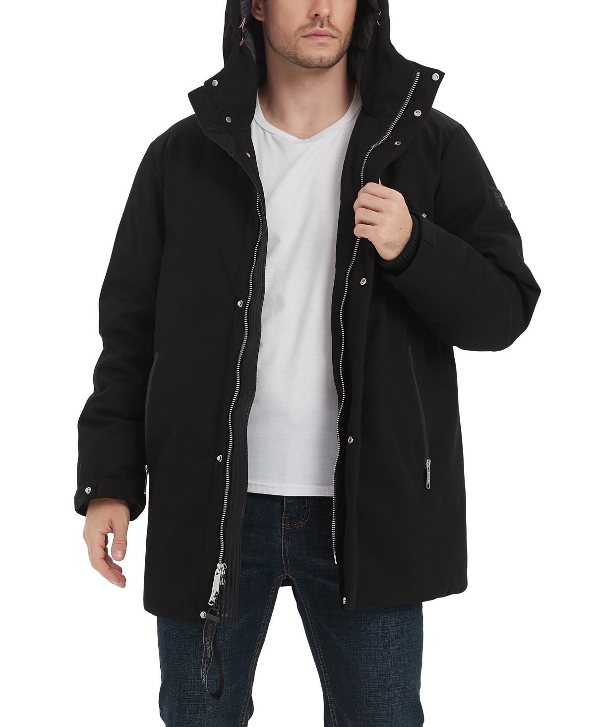 Outdoor United Men's Calvary Twill Hooded Car Coat