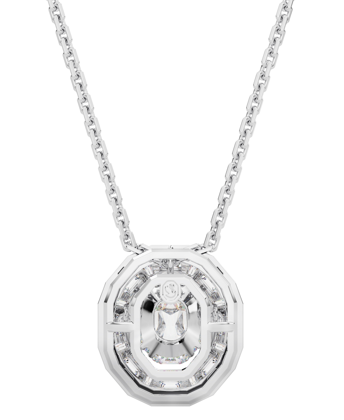 Shop Swarovski Mesmera Silver-tone Crystal Pendant Necklace, 18-1/2"