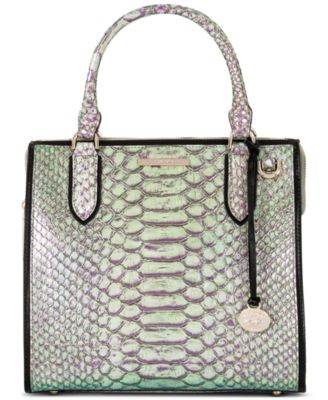 Brahmin - Small Caroline Mulberry Potion Cimorene Leather Satchel