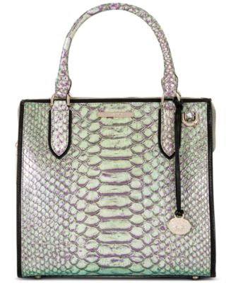 Brahmin Small Caroline Mulberry Potion Cimorene Leather Satchel