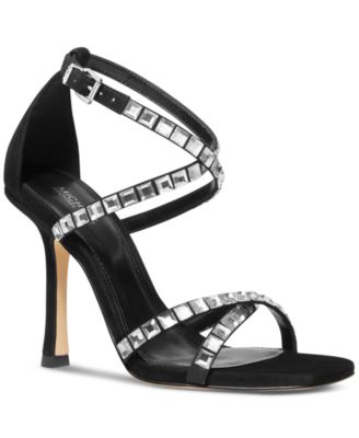 Michael Kors - Women's Celia Embellished Strappy Dress Sandals