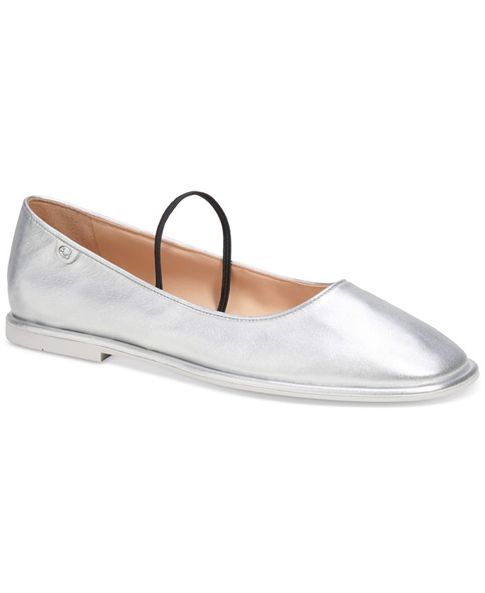 Chanel Mary Jane Ballet Flat Shoes Pearl Button Sz 40/10