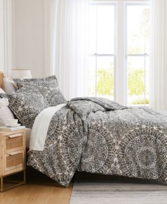 Ashanti Microfiber 2 Piece Duvet Cover Set, Twin