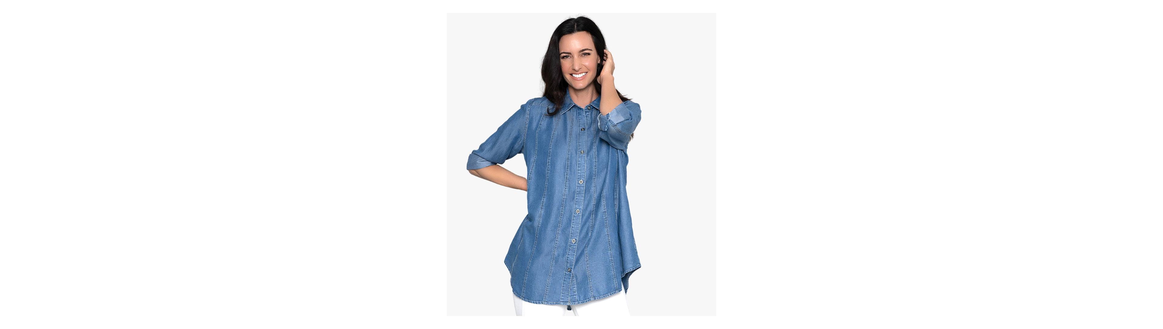 Stella Carakasi Women's Between The Lines Tunic Tencel Denim