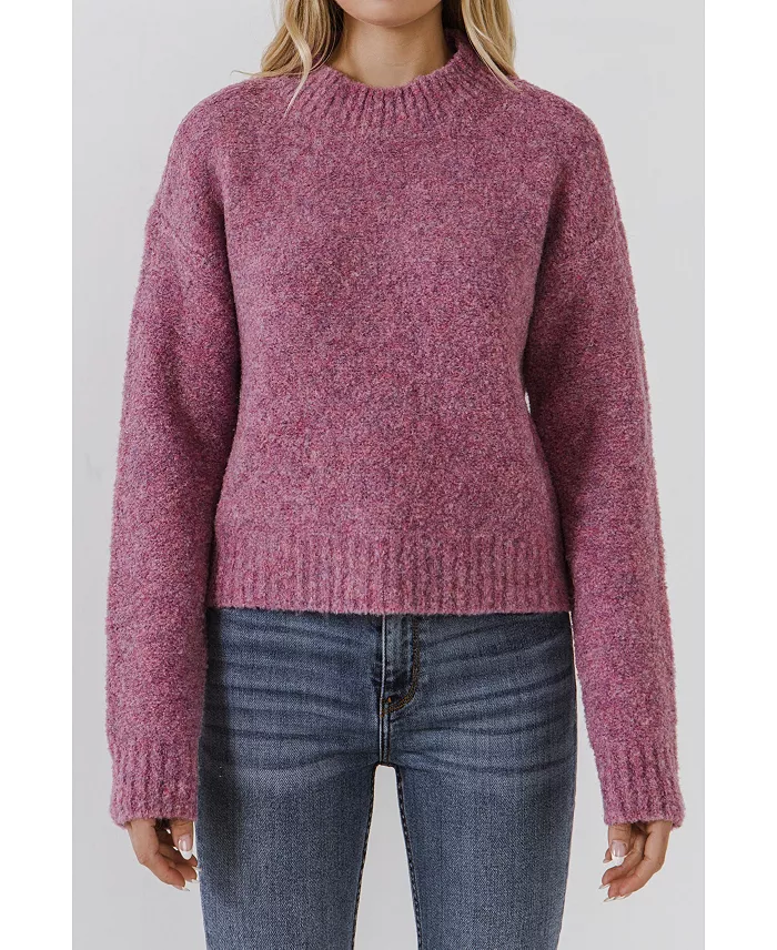 Women's Cozy Round neck Sweater - thumbnail 8