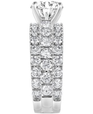 Certified Lab Grown Diamond 3 Pc. Bridal Set (5 ct. t.w.) in 14k Gold