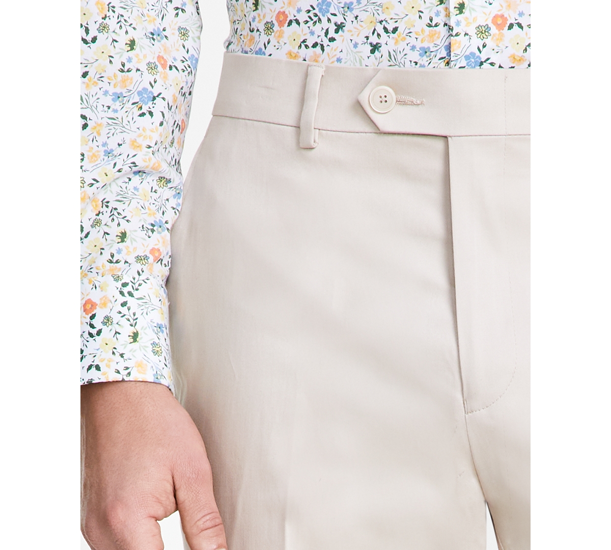 Bar Iii Men's Slim-Fit Cotton Stretch Solid Suit Separate Pants, Created for Macy's
