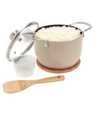 Asian Aluminium 5 Piece Rice Cooker Set