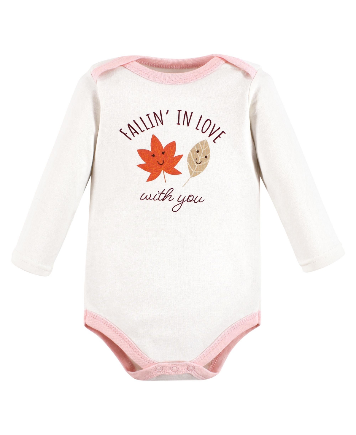 Hudson Baby Baby Girls Cotton Long-Sleeve Bodysuits, 5-Pack - Fall