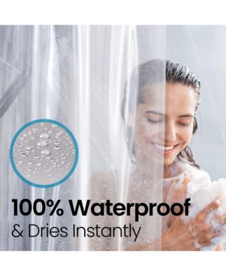 Liba 36" W x 72" H 8G PEVA Extra Heavy Weight Shower Liner - Liba