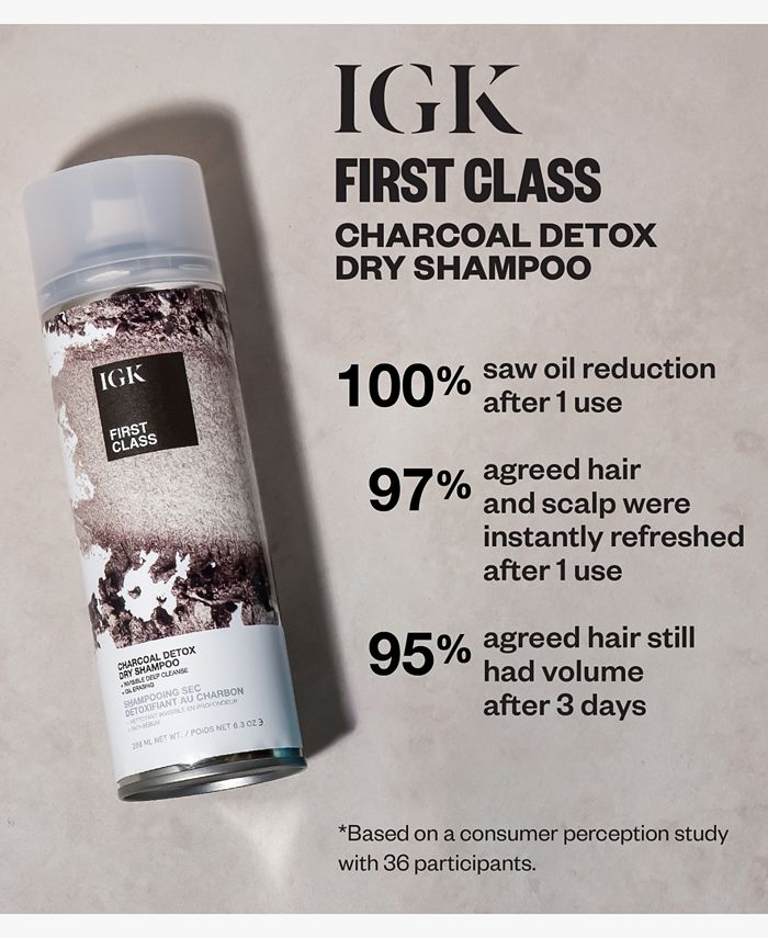 IGK Hair First Class Charcoal Detox Dry Shampoo Macy's