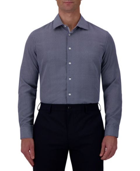 Мужская рубашка Report Collection Slim-Fit Check-Print, цвет: Тёмно-синий