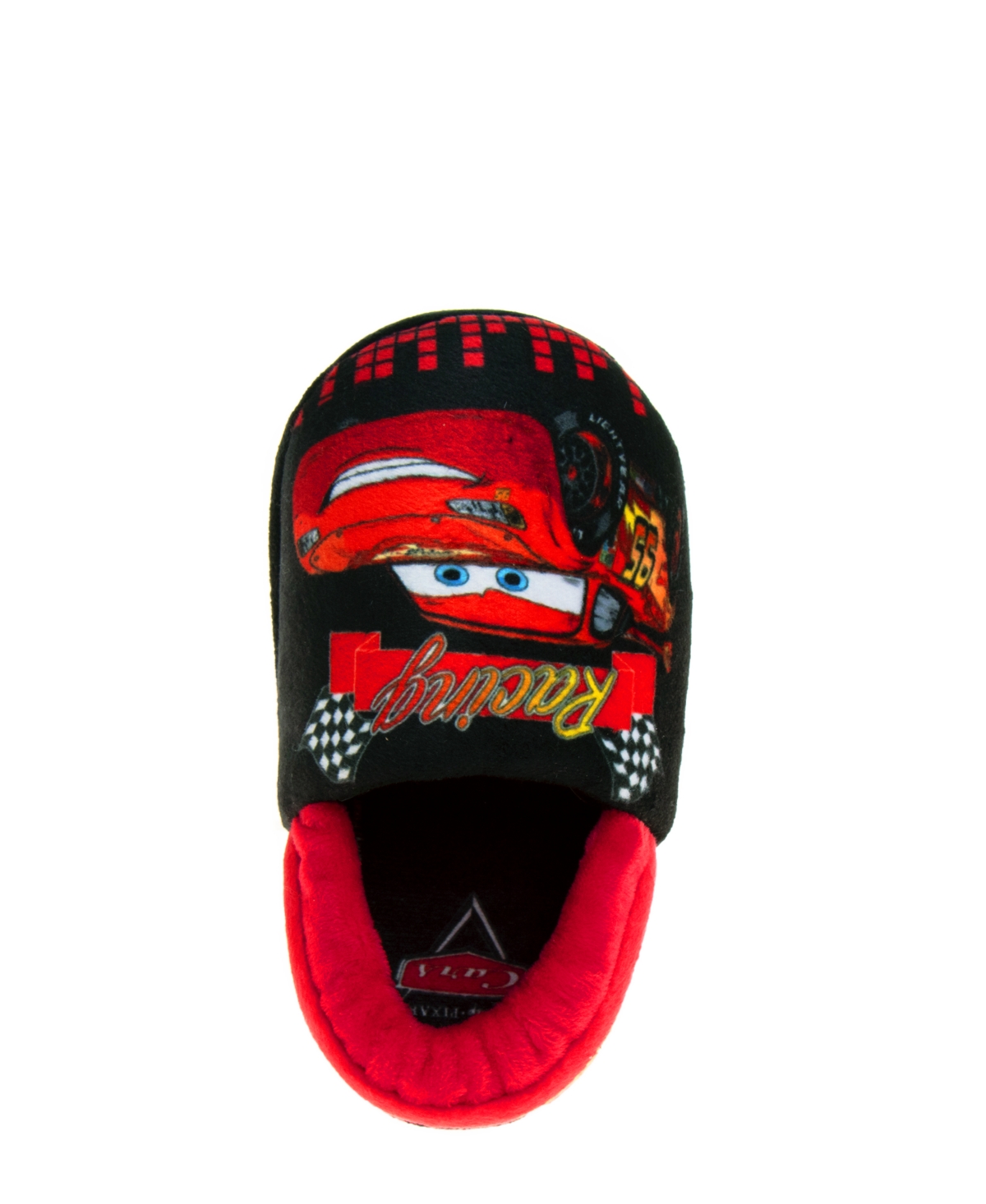 Shop Disney Pixar Toddler Boys Cars Dual Sizes House Slippers In Red,black
