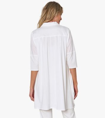 Women's 3/4 Sleeve Cotton and Jersey Tiburon Tunic