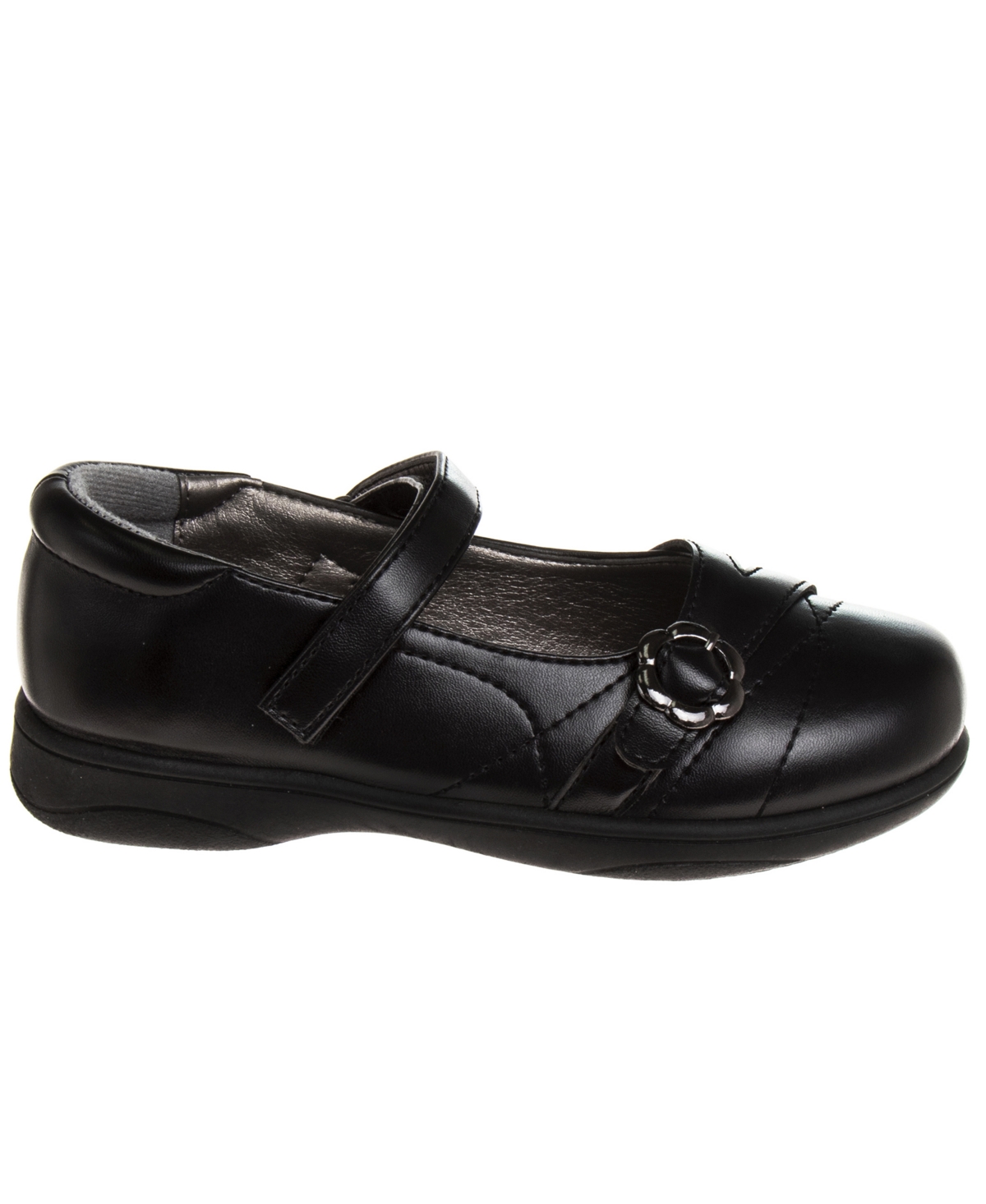 Shop French Toast Toddler Girls School Hook And Loop Closure Shoes In Black