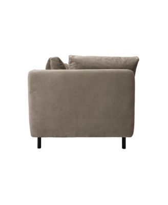 Serenity 79" Velvet with Metal Legs Sofa