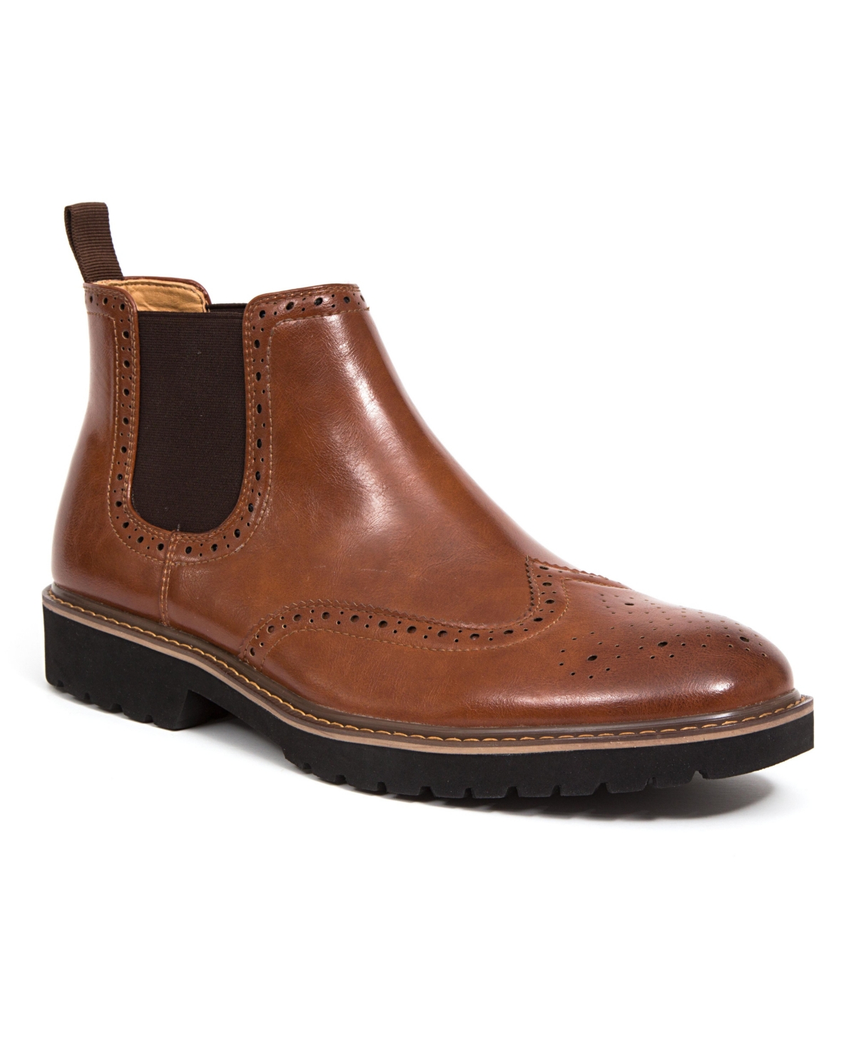 Men's Brayden Dress Comfort Chelsea Boots - Brown