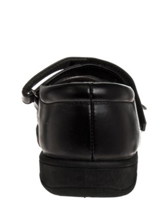 Little Girls School Hook and Loop Closure Shoes