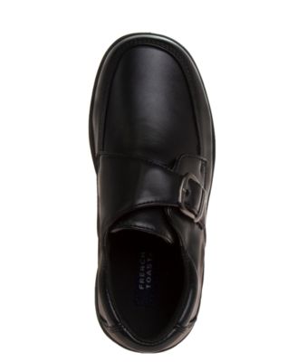 Little Boys School Hook and Loop Closure Shoes