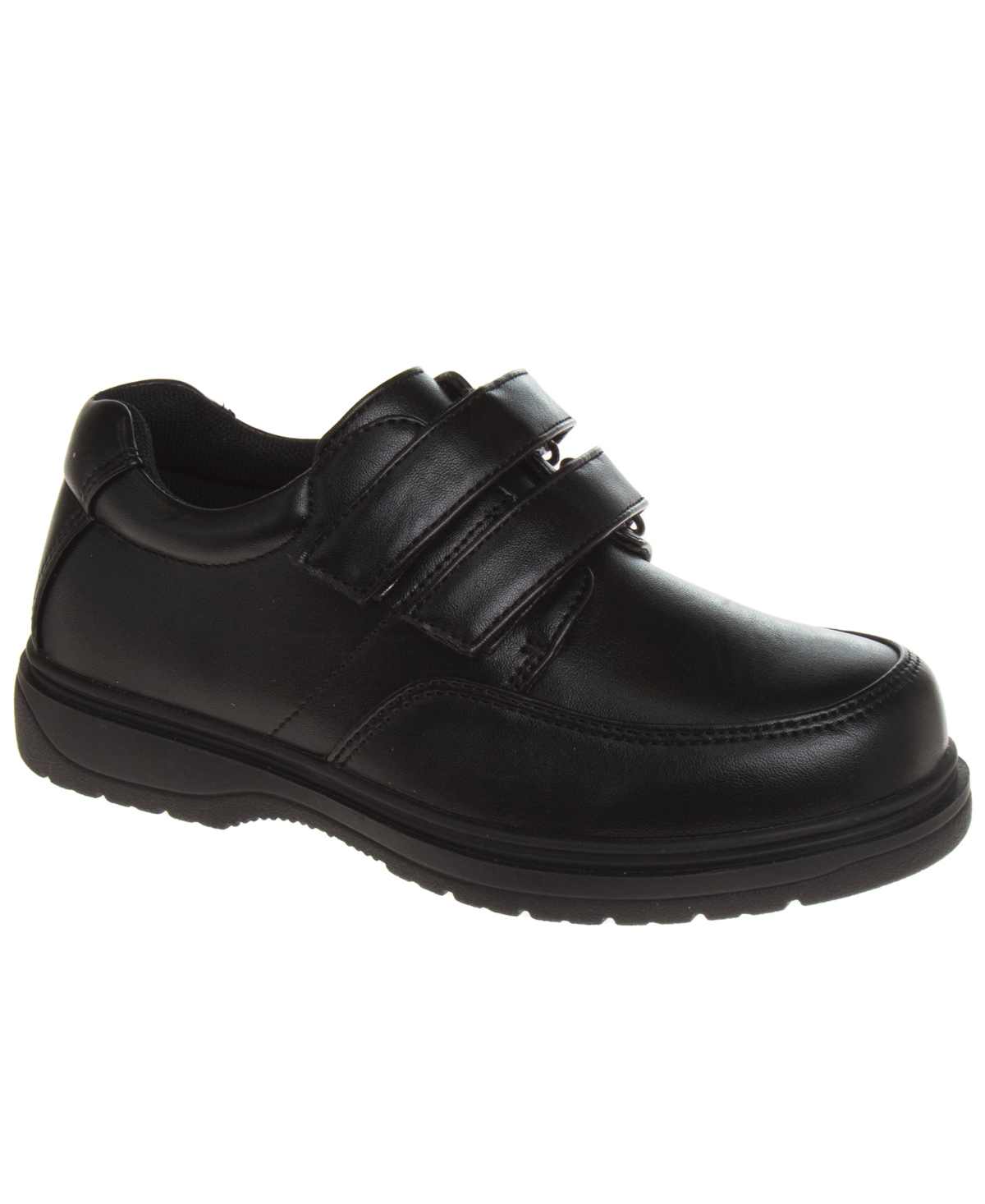 Shop French Toast Little Boys School Hook And Loop Closure Shoes In Black