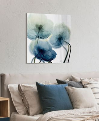 "Unfocused Beuaty 1" Frameless Free Floating Tempered Glass Panel Graphic Wall Art, 24" x 24" x 0.2"