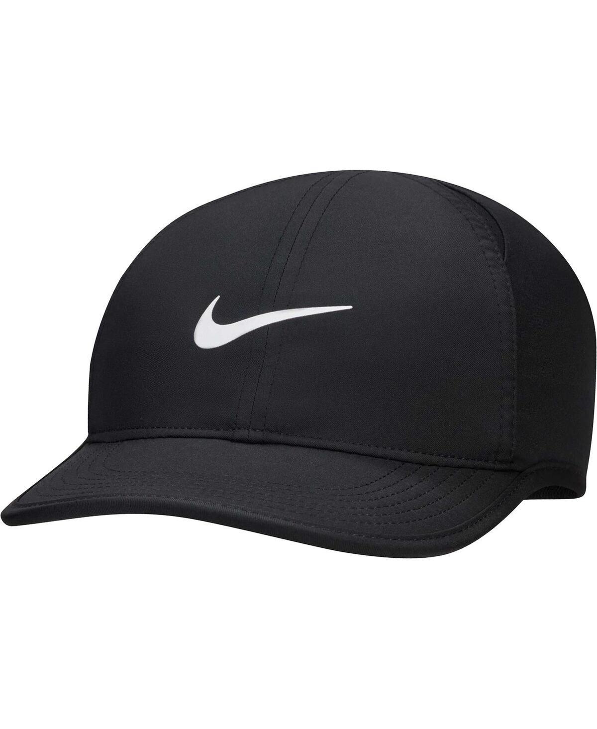 Nike Kids' Youth Boys And Girls  Black Featherlight Club Performance Adjustable Hat