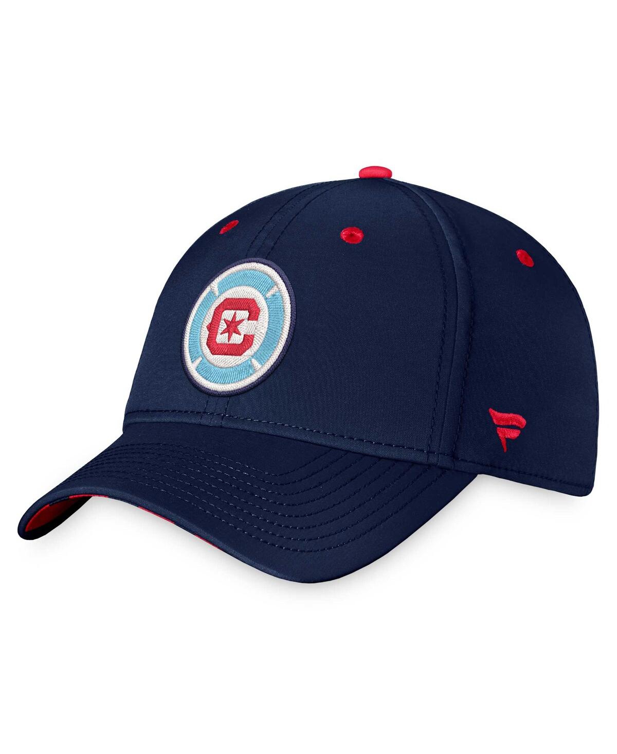 Shop Fanatics Men's  Navy Chicago Fire Iconic Flex Hat