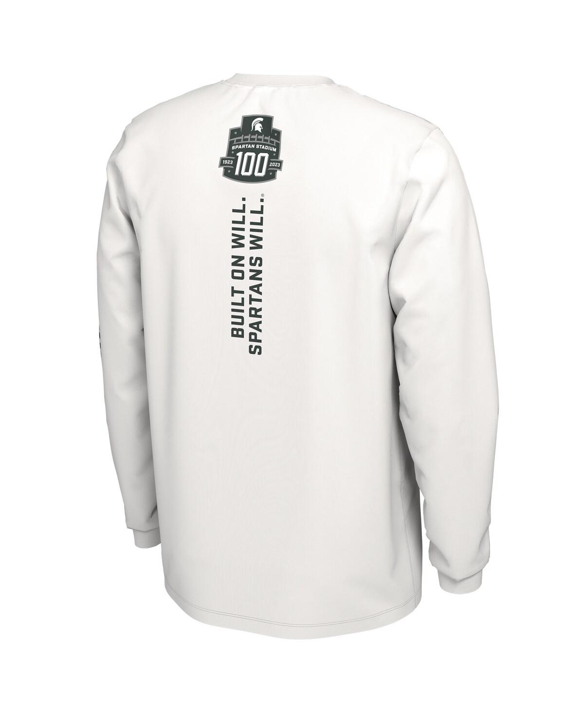 Shop Nike Men's  White Michigan State Spartans 2023 Fan Long Sleeve T-shirt