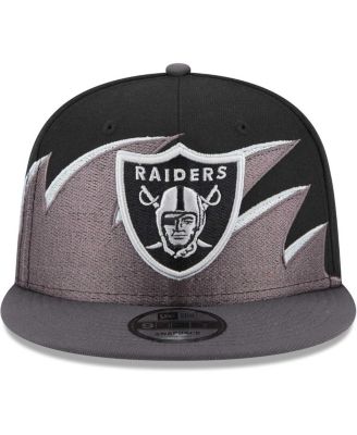 Men's New Era Black Las Vegas Raiders Tidal Wave 9FIFTY Snapback