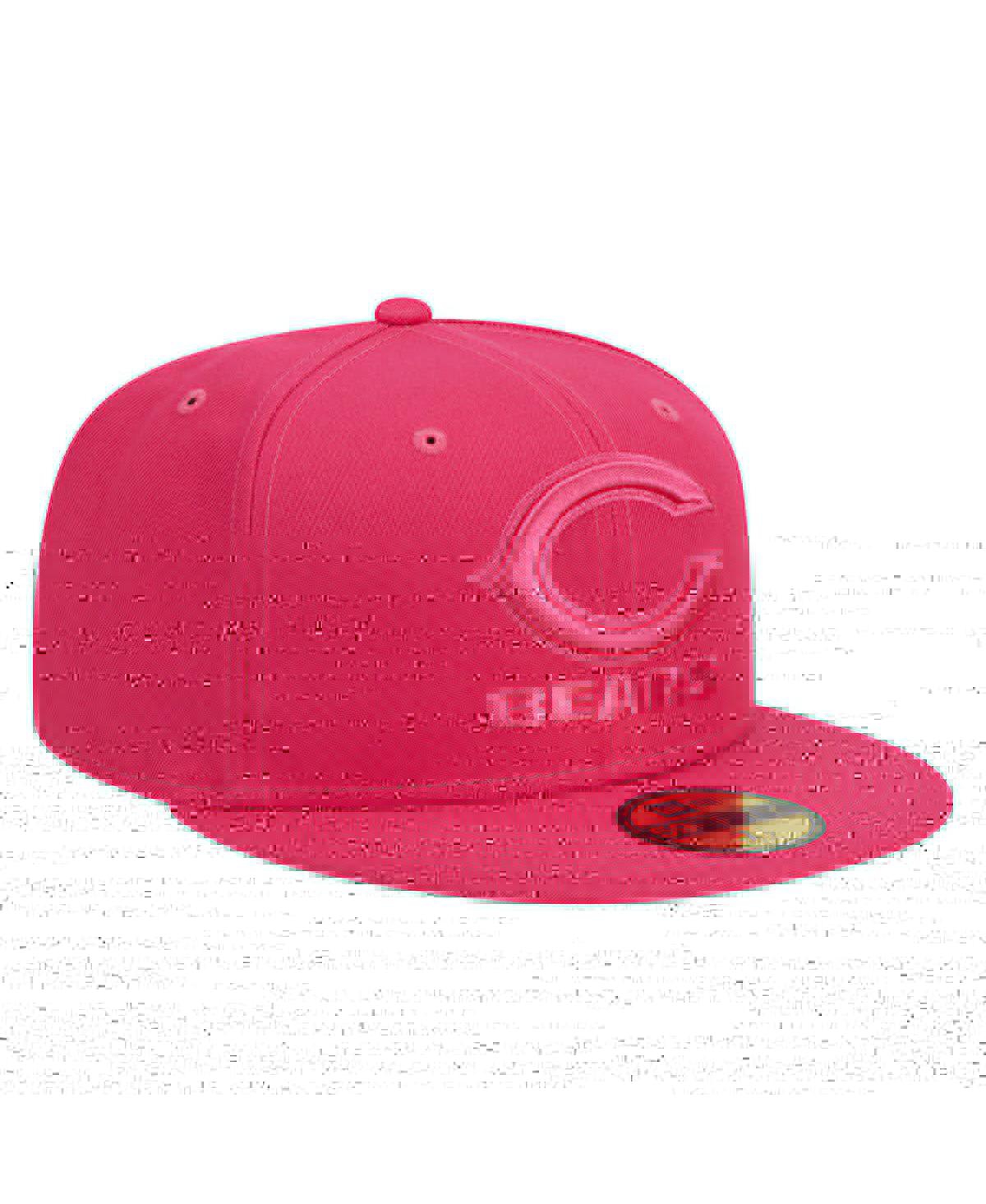 Shop New Era Men's  Pink Chicago Bears Color Pack 59fifty Fitted Hat