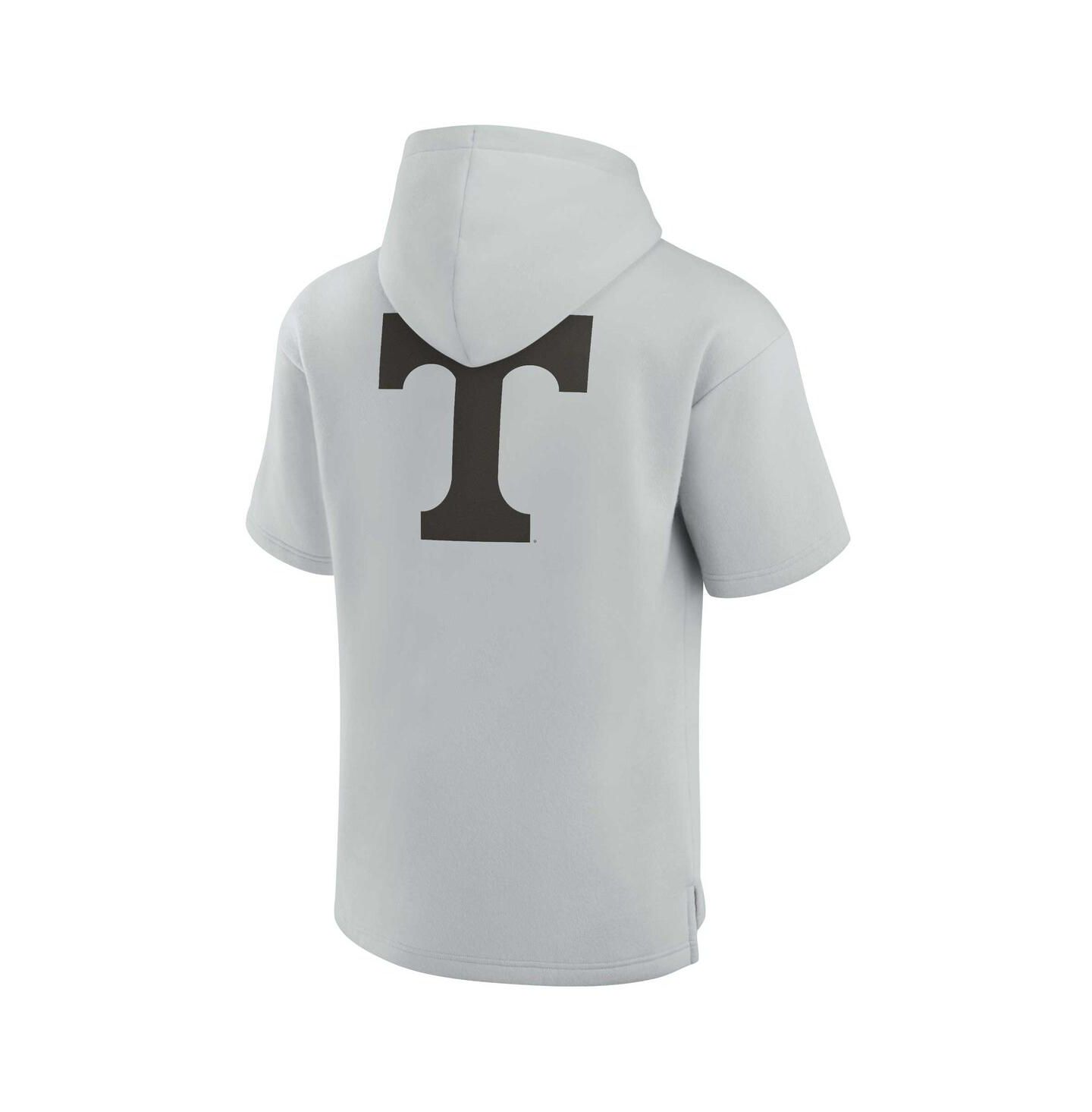 Худи Fanatics Signature Gray Tennessee Volunteers Super Soft Fleece Short Sleeve Pullover — фото 2