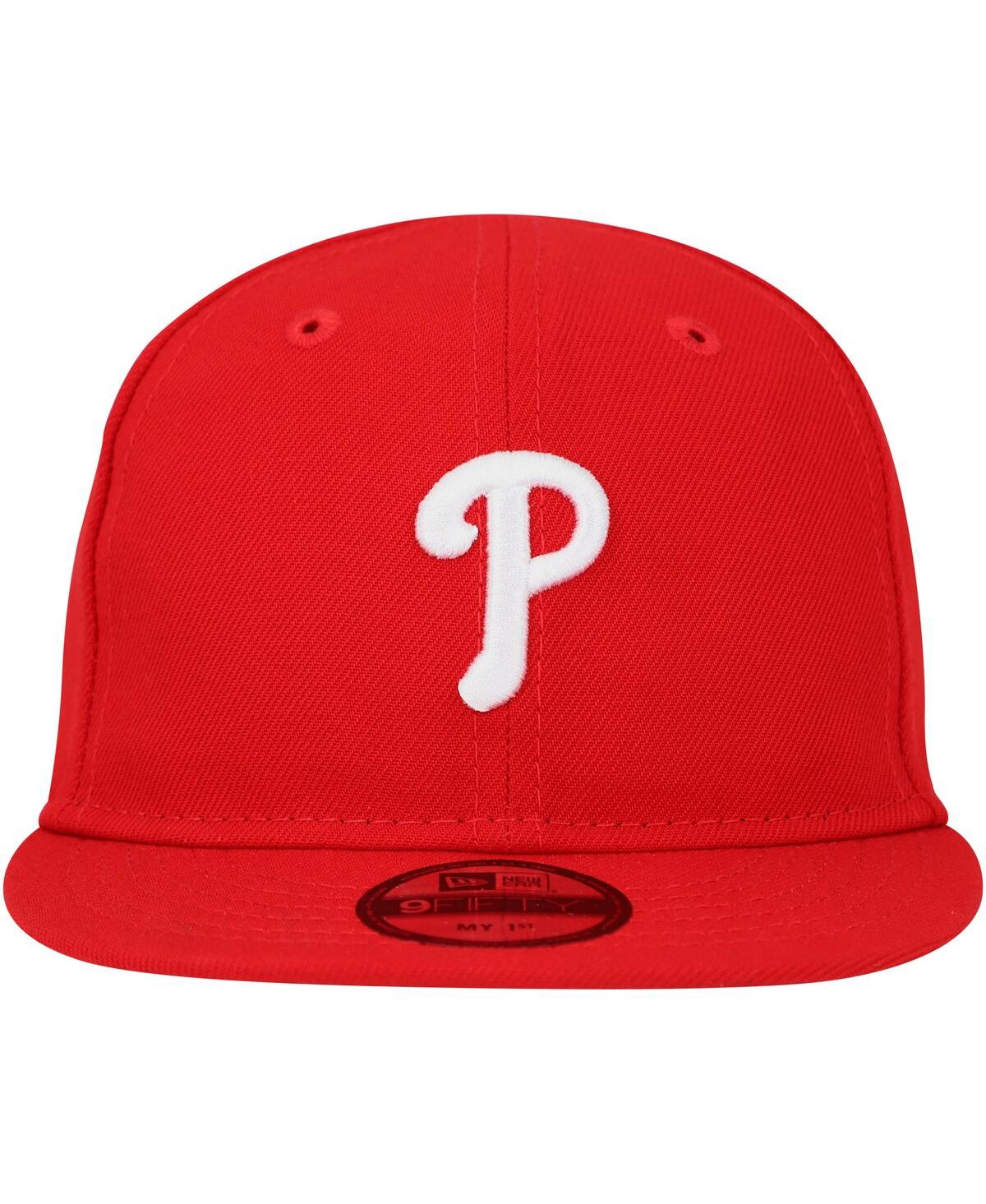 Shop New Era Infant Boys And Girls  Red Philadelphia Phillies My First 9fifty Adjustable Hat