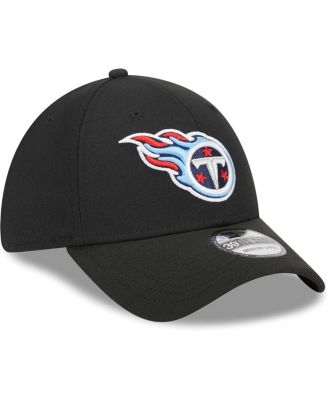 Men's Black Tennessee Titans Main 39THIRTY Flex Hat