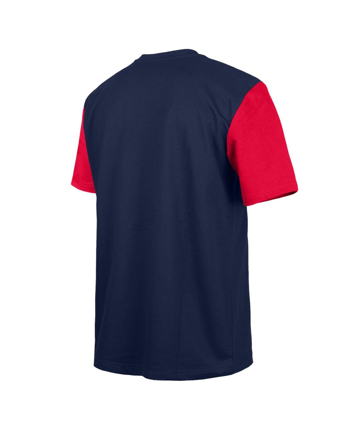 NEW ERA MEN'S 5TH & OCEAN BY NEW ERA NAVY USMNT ATHLEISURE HEAVY JERSEY T-SHIRT 