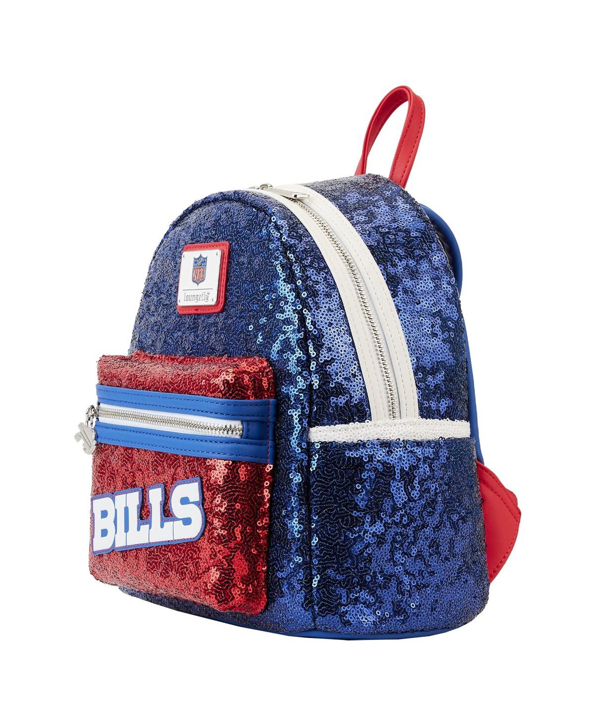 Shop Loungefly Men's And Women's  Buffalo Bills Sequin Mini Backpack In Blue