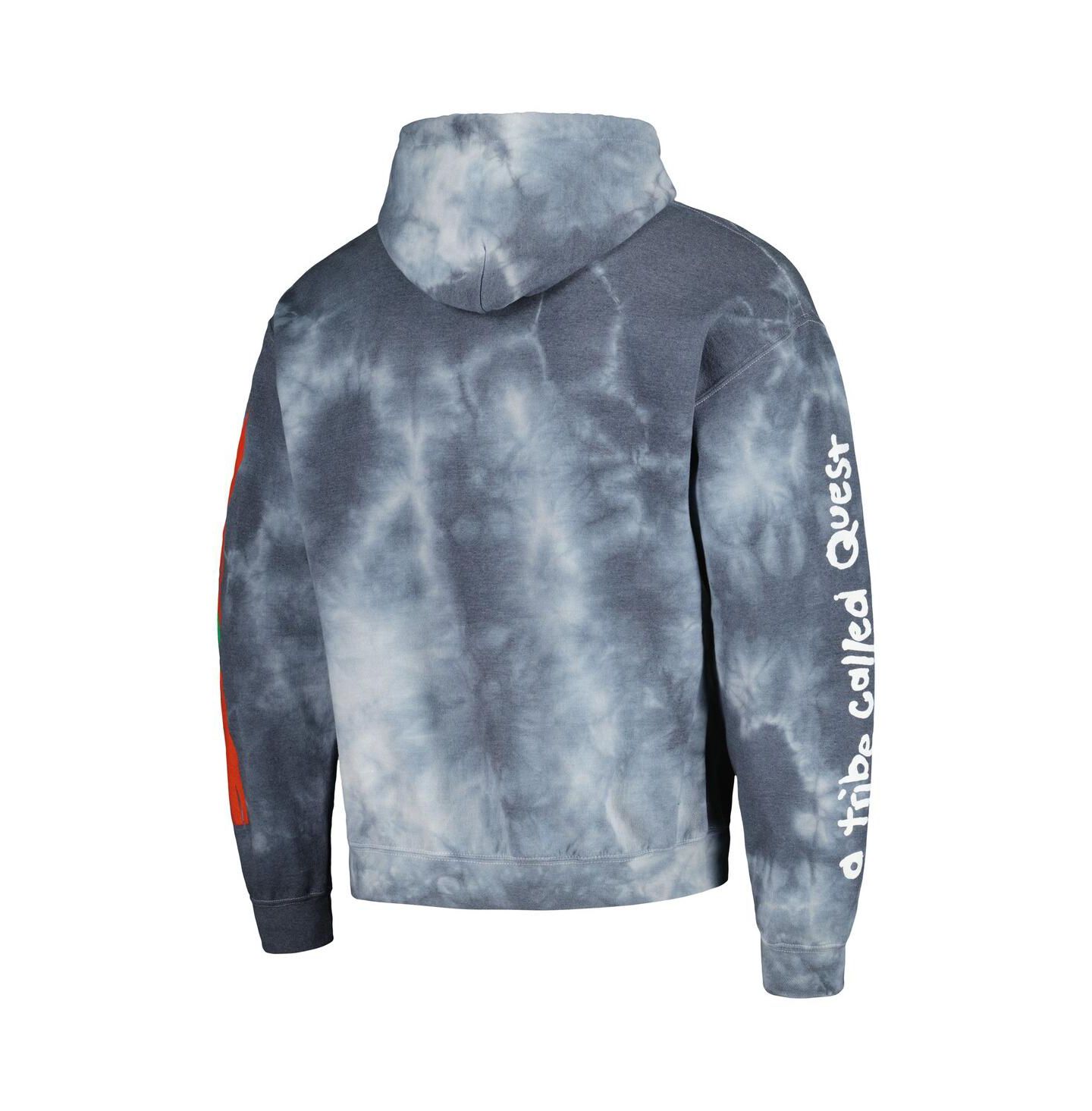 Мужское худи Philcos Navy Distressed A Tribe Called Quest Washed Stick Figure Pullover — фото 3