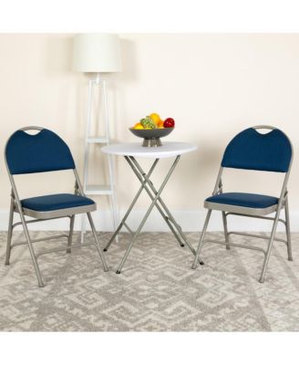 2 Pack Home & Office Easy-Carry Party Events Padded Folding Chair