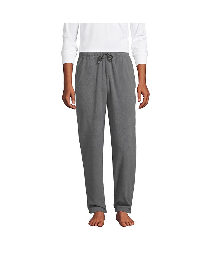 Lands End Men s Fleece Pajama Pants Macy s