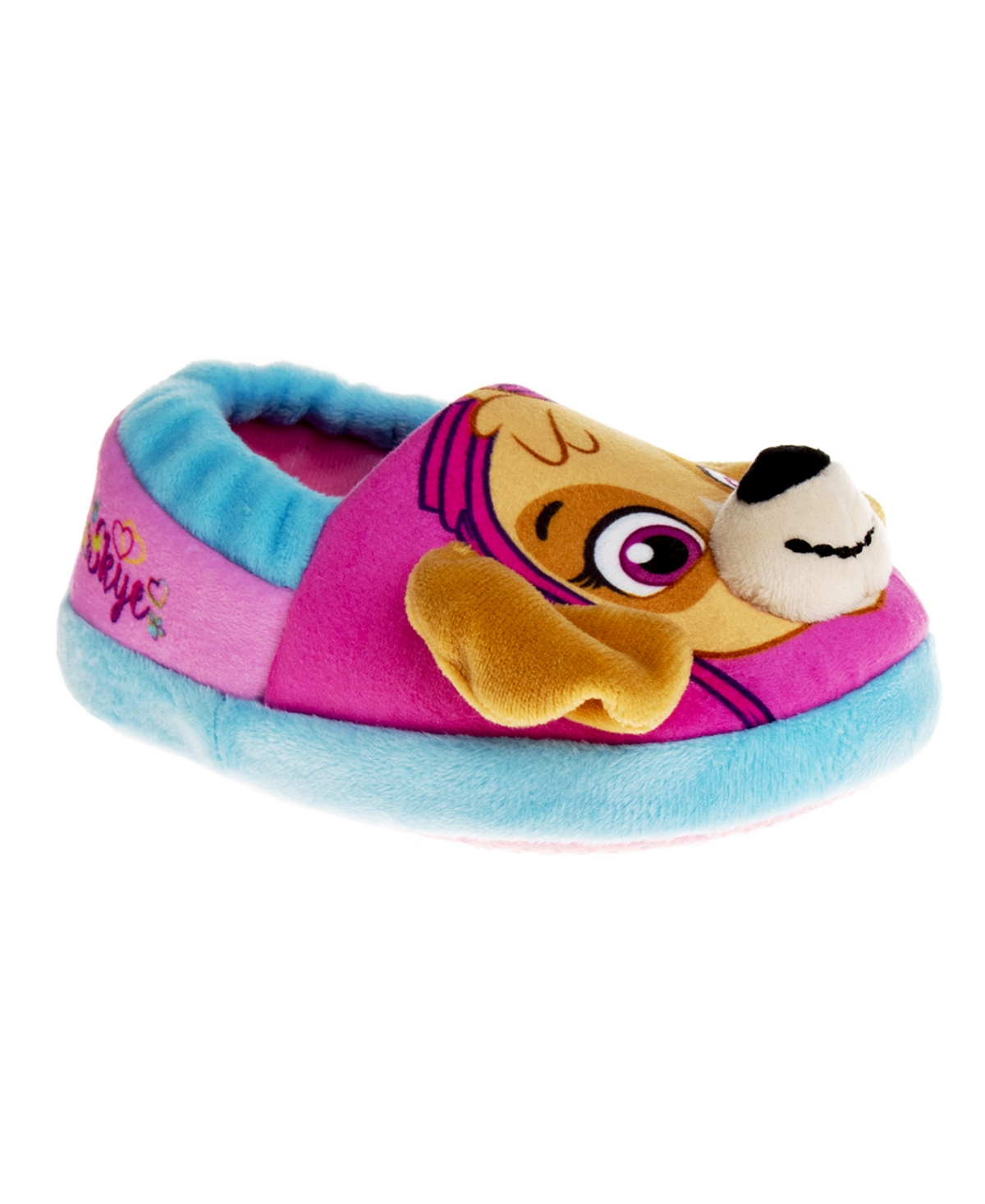 Shop Nickelodeon Toddler Girls Paw Patrol Dual Sizes House Slippers In Pink,blue