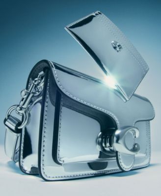 COACH Tabby 20 Mirror Metallic Leather Shoulder Bag Macy's