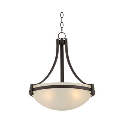 Mallot Pendant Chandelier with 4-Light Industrial Champagne Glass Bowl Shade Fixture