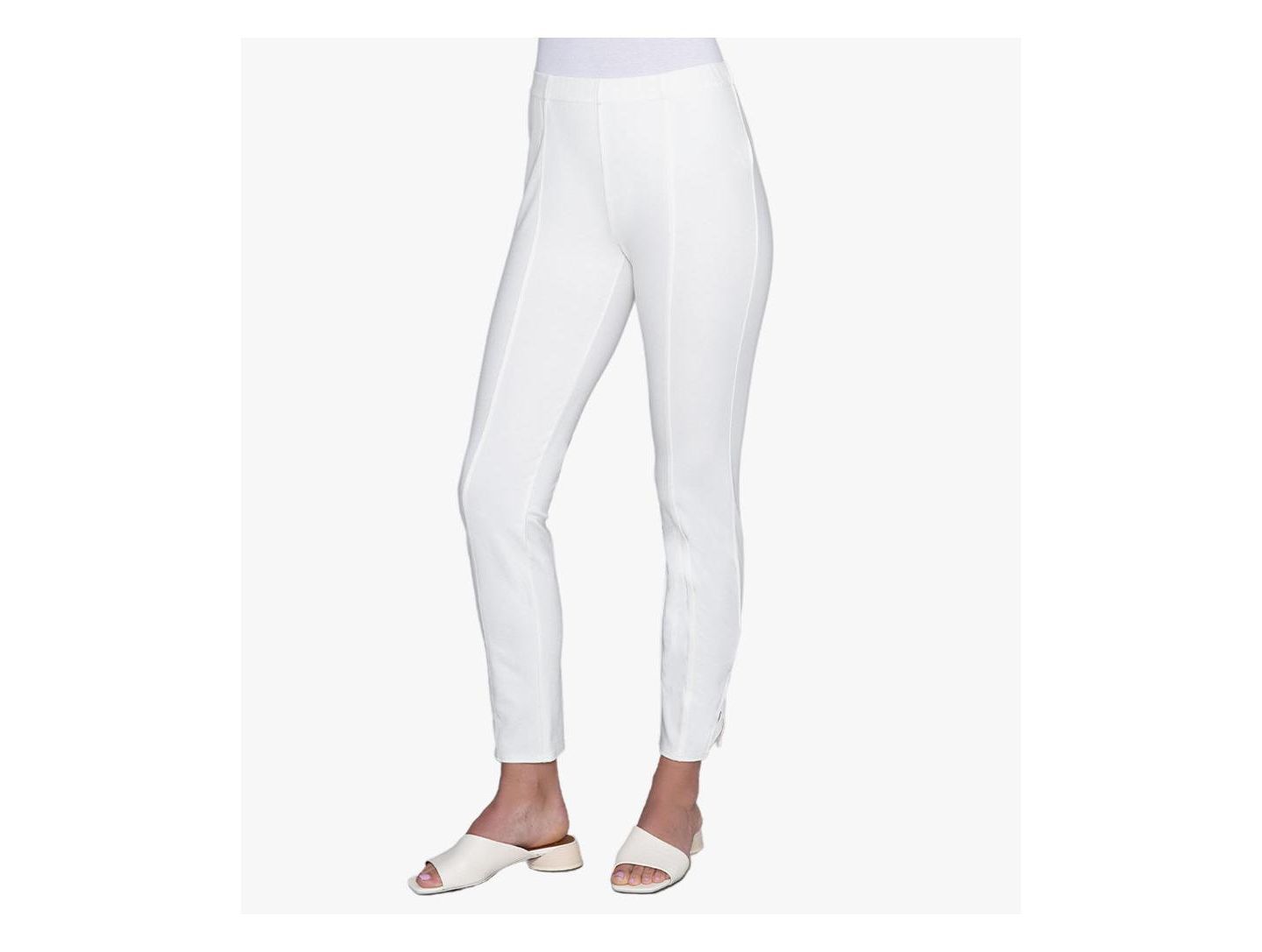 Женские леггинсы Stella Carakasi Stretchy Pull On Criss cross Ankle, цвет: Мягкий белый — фото 3