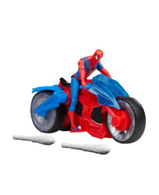 Marvel Spider-Man Epic Hero Series Web Blast Cycle and Action Figure ...