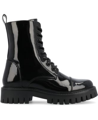 Women's Aaley Lace Up Lug Combat Bootie