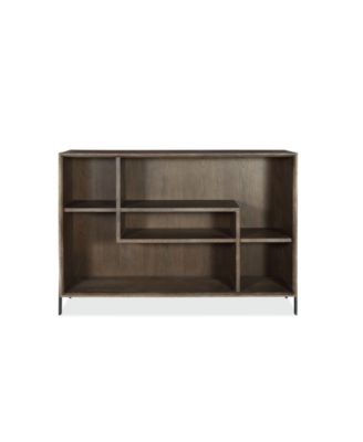 Finch 42" Wood and Metal Accent Bookcase